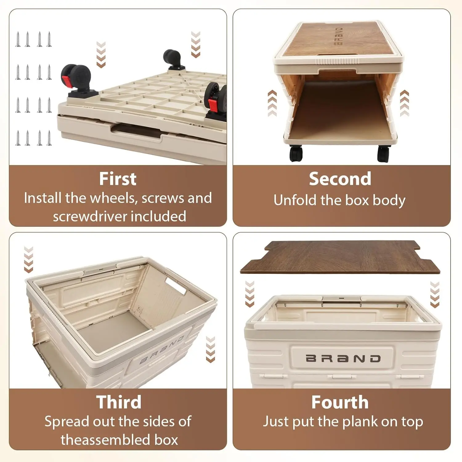 Foldable Storage Cart - Image 6