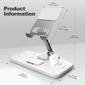 7-in-1 Wireless Charger Station - Thumbnail Image 7