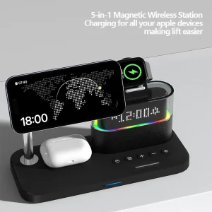Wireless Charger Clock Stand for Samsung - Thumbnail Image 3
