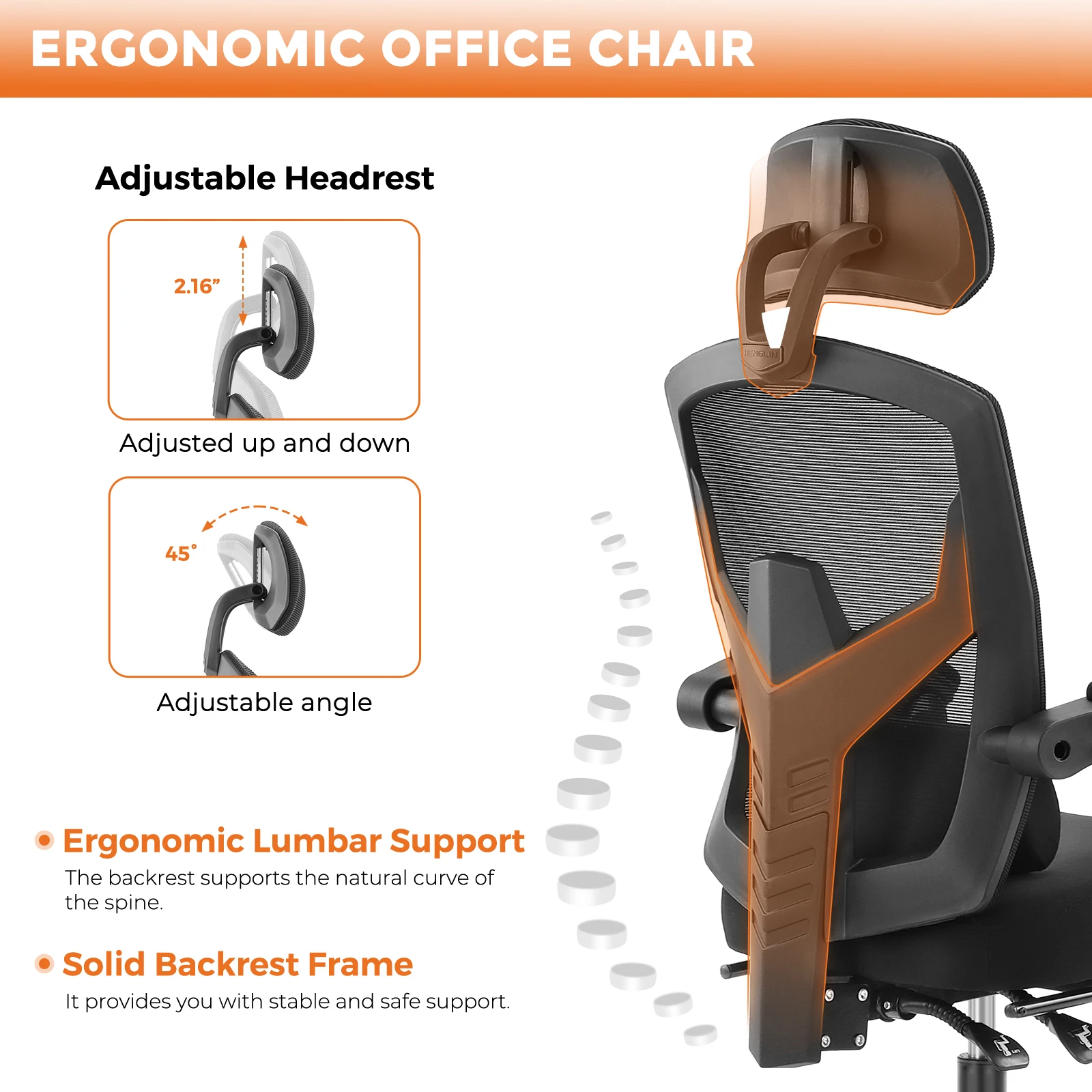 Ergonomic Reclining Gaming Office Chair - Image 4