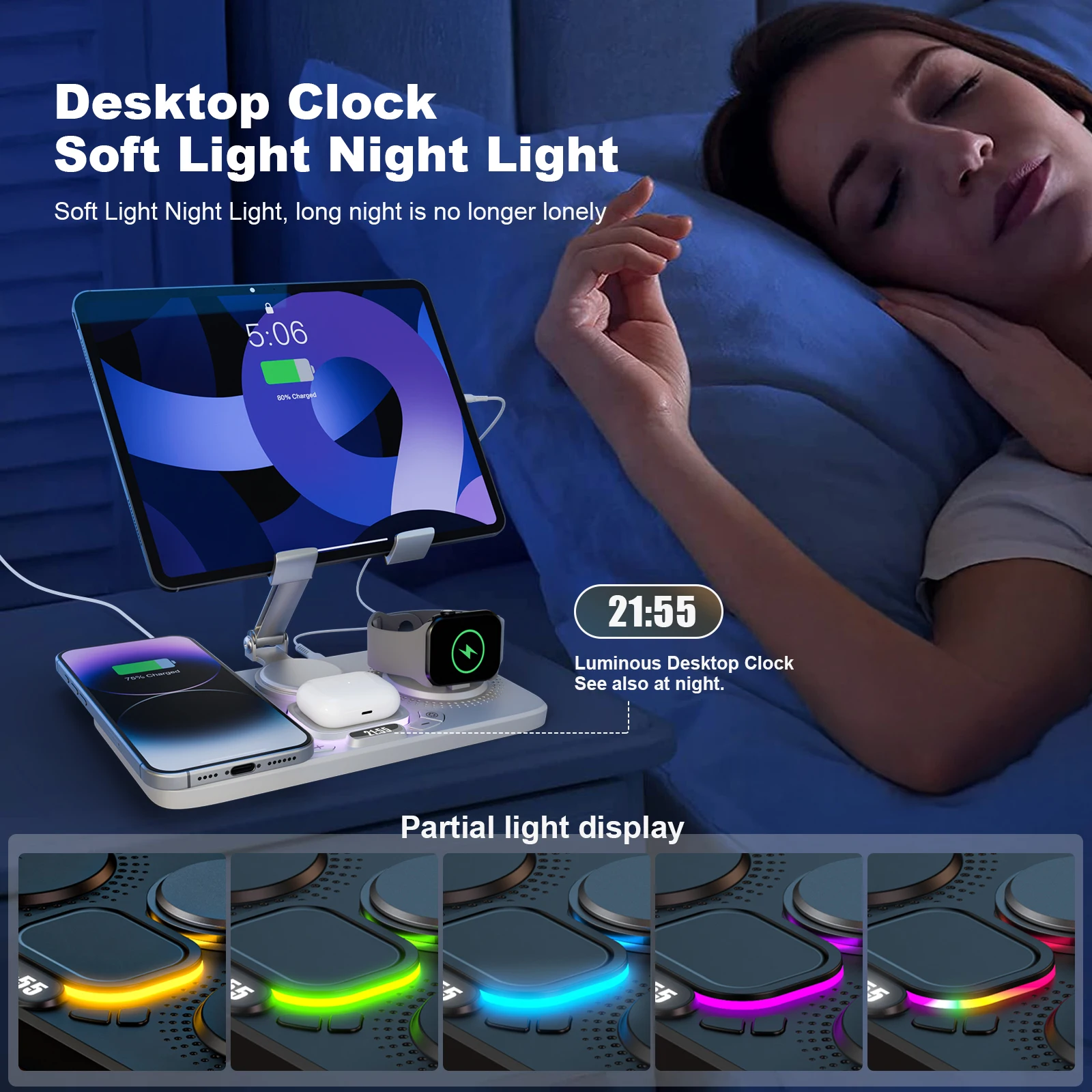 7-in-1 Wireless Charger Station - Image 6