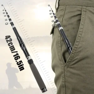 86-Piece Telescopic Fishing Rod & Reel Combo Kit - Thumbnail Image 8