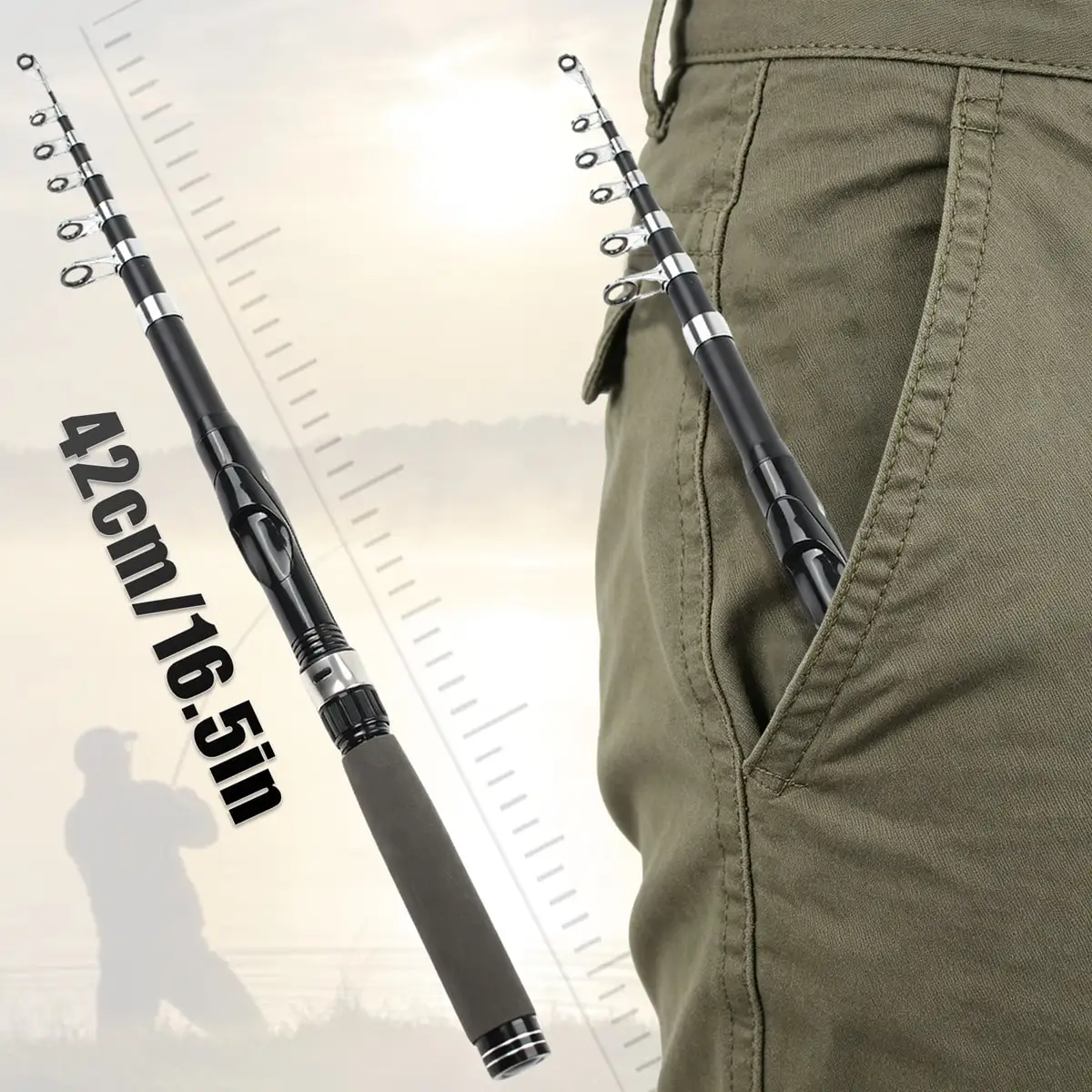 86-Piece Telescopic Fishing Rod & Reel Combo Kit - Image 8