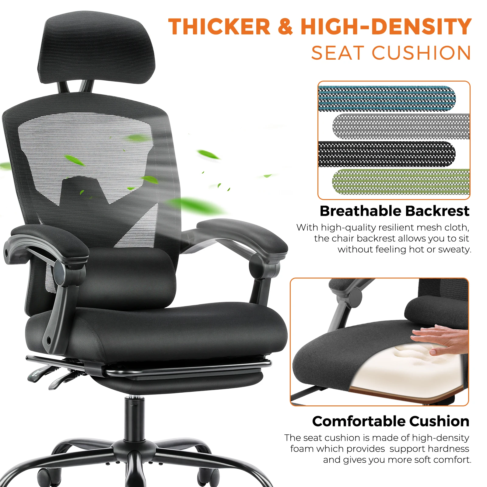 Ergonomic Reclining Gaming Office Chair - Image 3