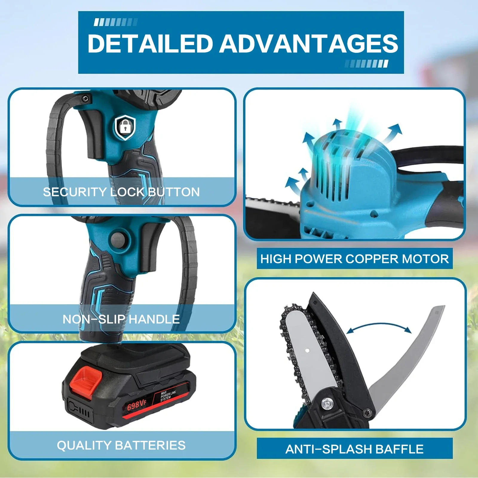 Cordless Electric Chainsaw - Image 2