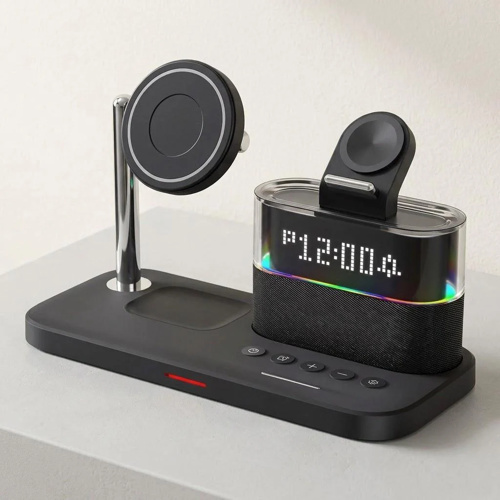 Wireless Charger Clock Stand for Samsung - Image 1