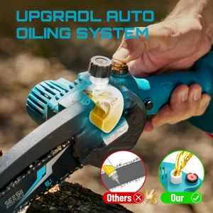 SEESII 6'' Cordless Mini Chainsaw - Thumbnail Image 4