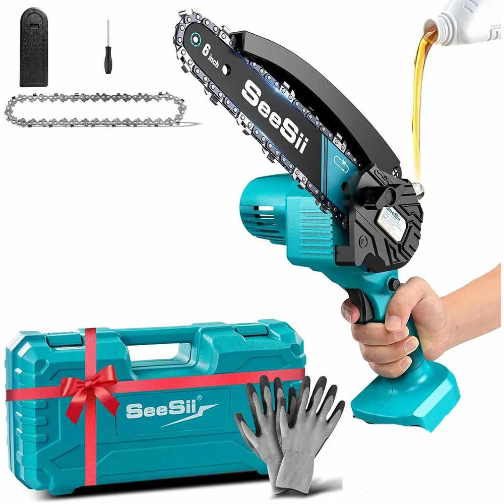 SEESII 6'' Cordless Mini Chainsaw - Image 7