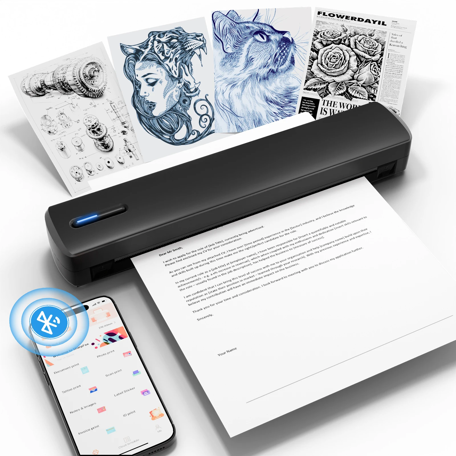 Portable A4 Thermal Printer - Image 1