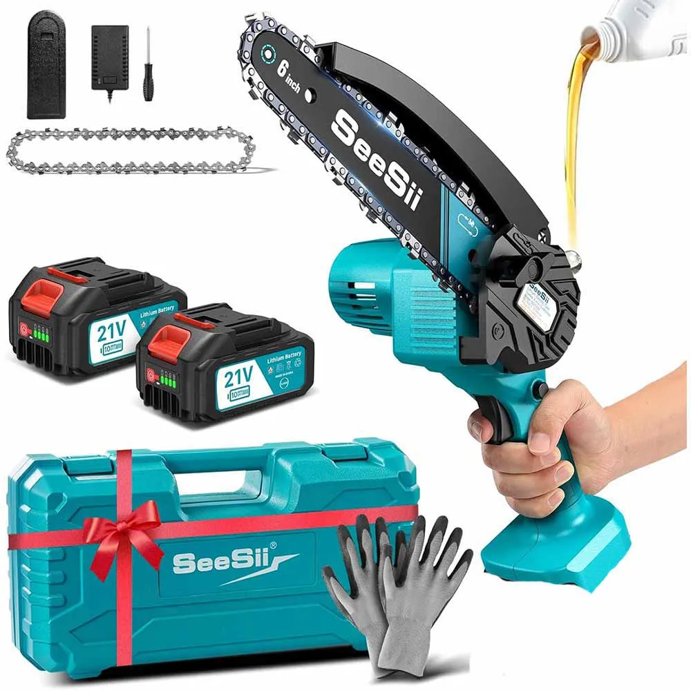 SEESII 6'' Cordless Mini Chainsaw - Image 9
