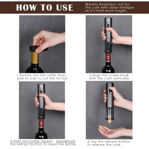 Electric Wine Bottle Opener - Thumbnail Image 4