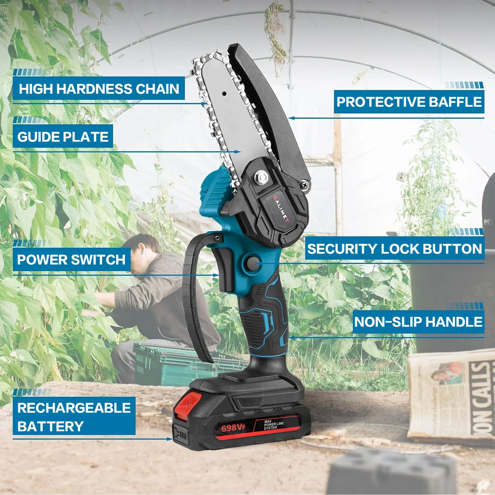 Cordless Electric Chainsaw - Image 7