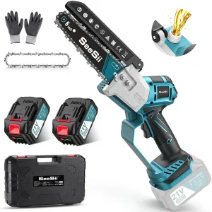 SEESII 6'' Cordless Mini Chainsaw - Thumbnail Image 10