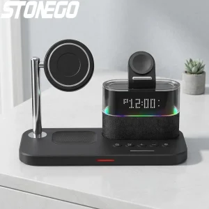 Wireless Charger Clock Stand for Samsung - Thumbnail Image 2
