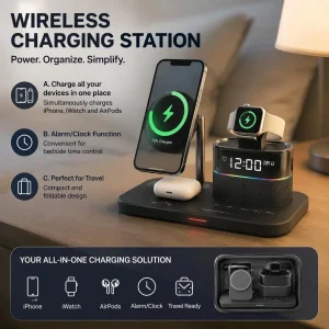 Wireless Charging Station for I Phone