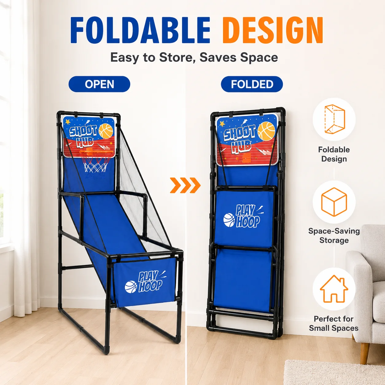 Indoor Basketball Hoop Set - Image 4