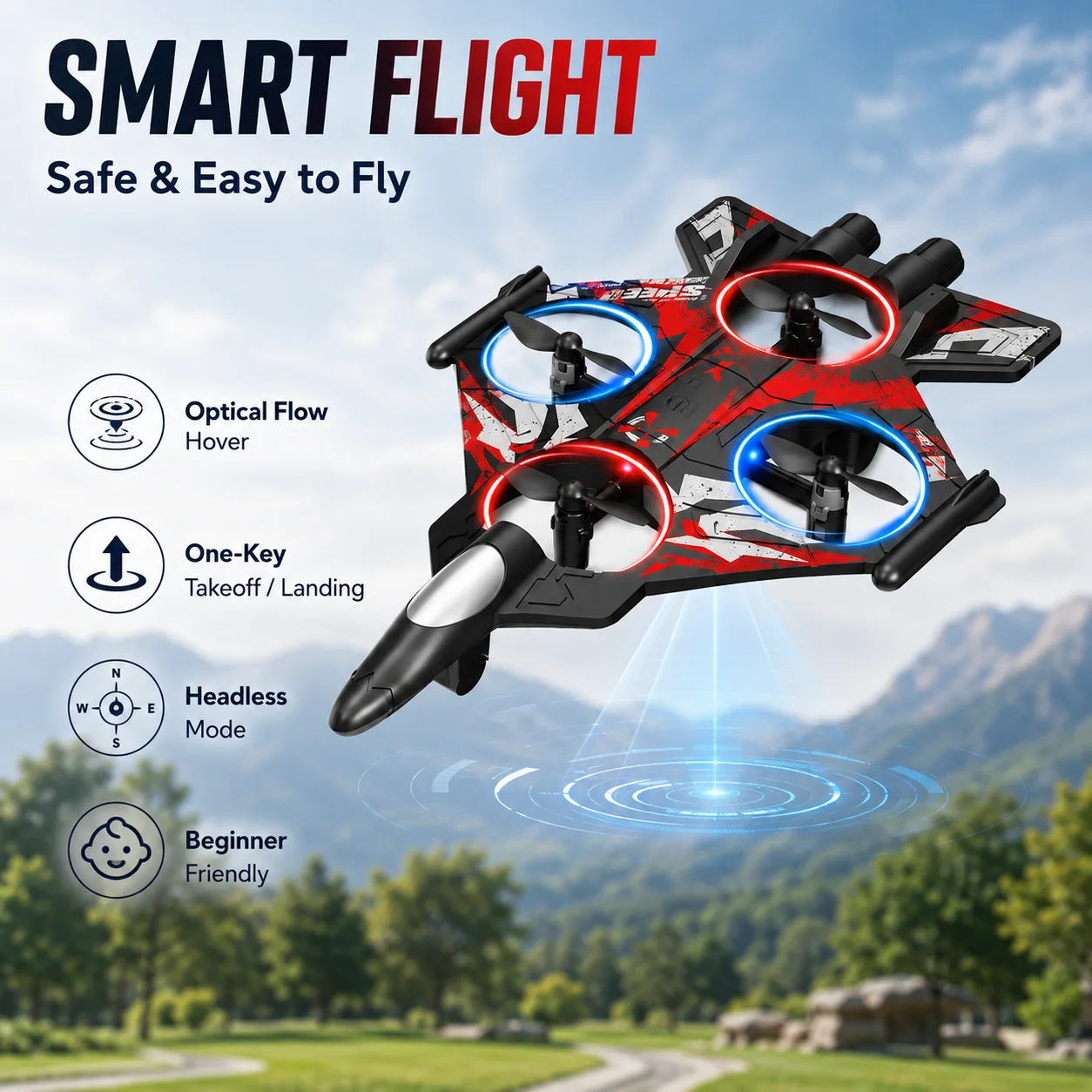 RC Fighter Jet Drone Aerial Photography - Image 2
