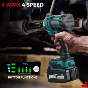 Electric Impact Wrench 3 Funtion - Thumbnail Image 6