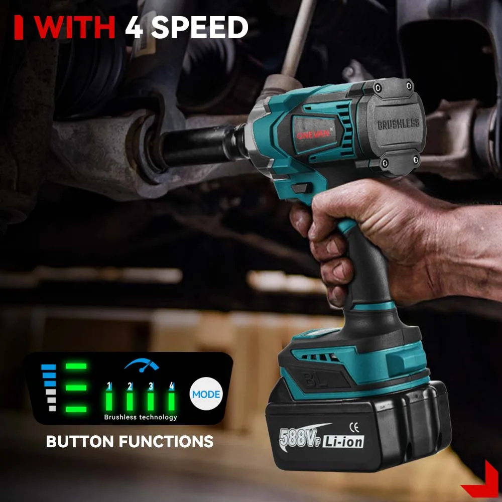 Electric Impact Wrench 3 Funtion - Image 6