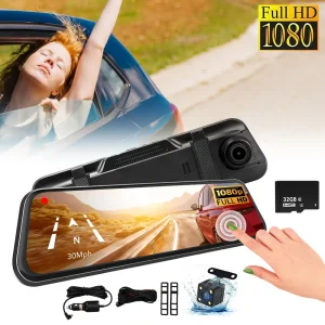 1080P Full HD Rearview Mirror Dash Cam - Thumbnail Image 5