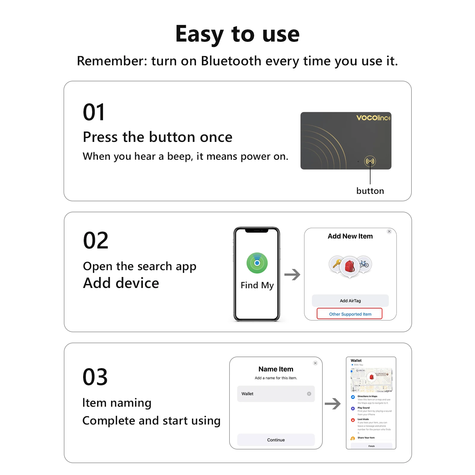 Wireless Charging Tracking Card - Image 4