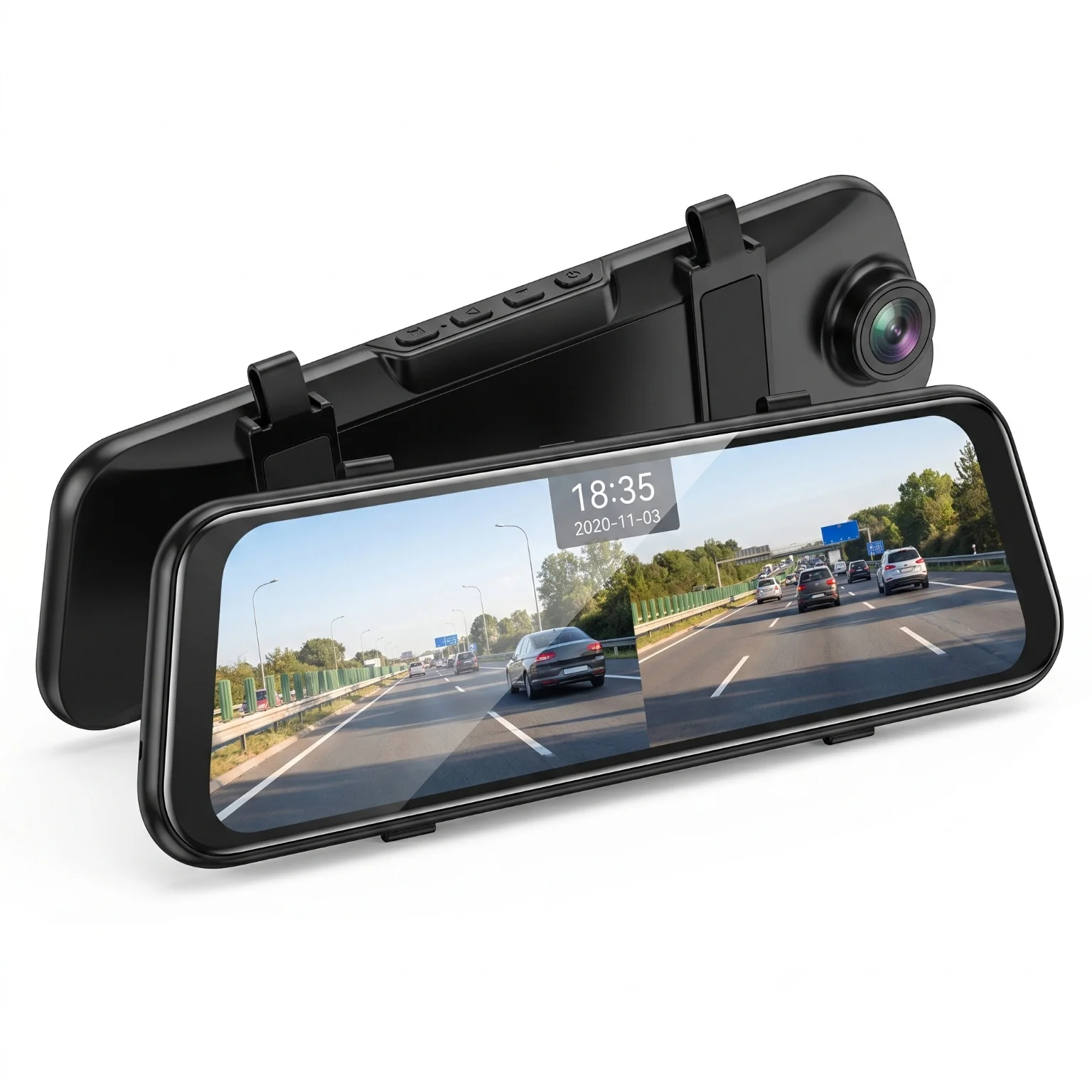 1080P Full HD Rearview Mirror Dash Cam - Image 6