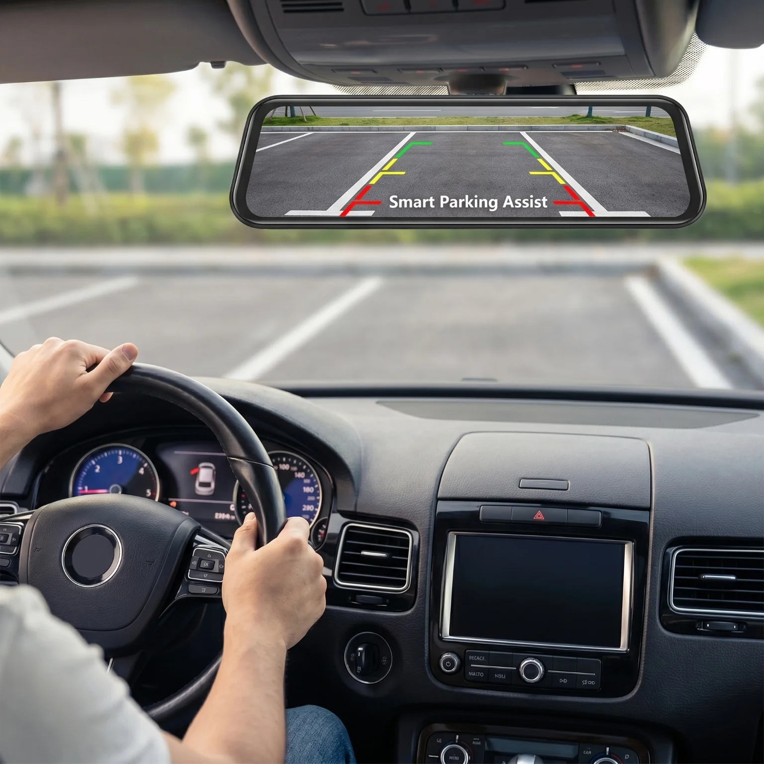 1080P Full HD Rearview Mirror Dash Cam - Image 3
