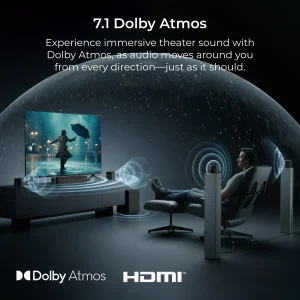 7.1ch Soundbar Surround Sound System - Thumbnail Image 3
