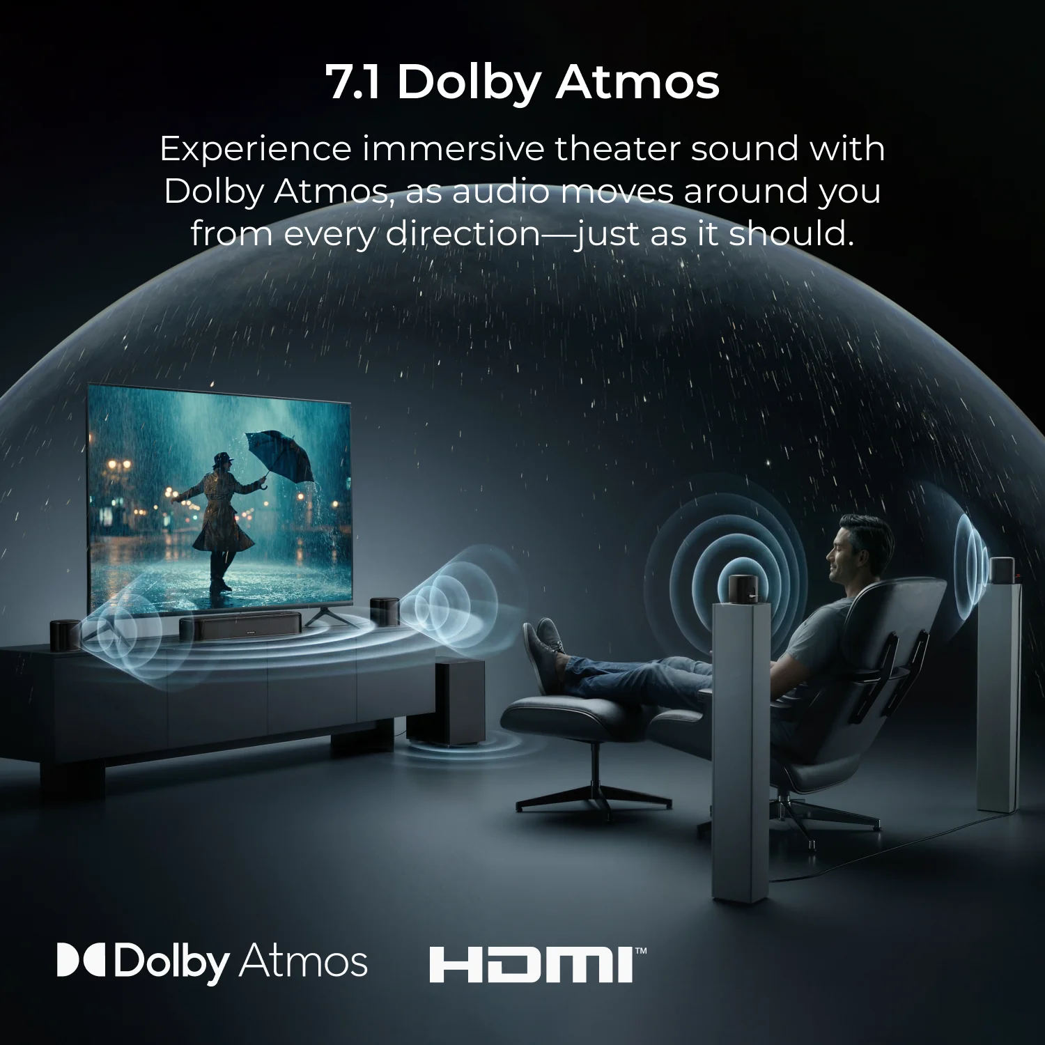 7.1ch Soundbar Surround Sound System - Image 3