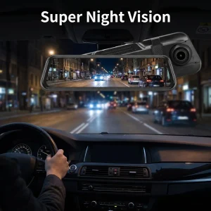 1080P Full HD Rearview Mirror Dash Cam - Thumbnail Image 8