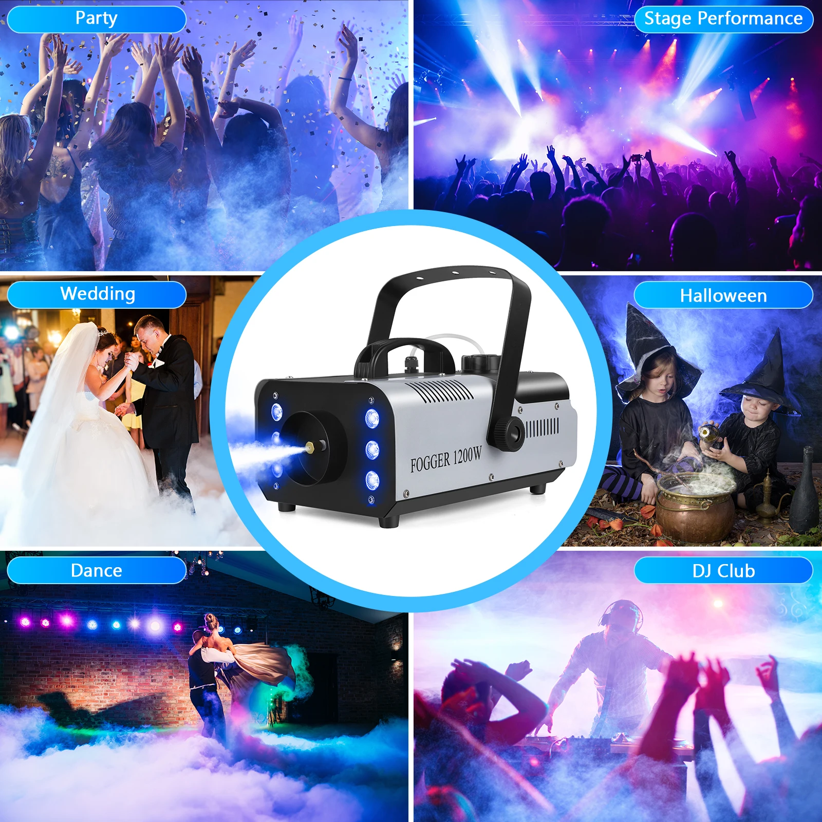 1200W Smoke Machine & Lighting - Image 7