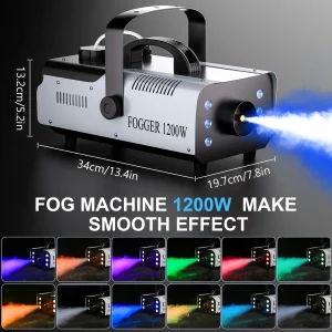 1200W Smoke Machine & Lighting - Thumbnail Image 3