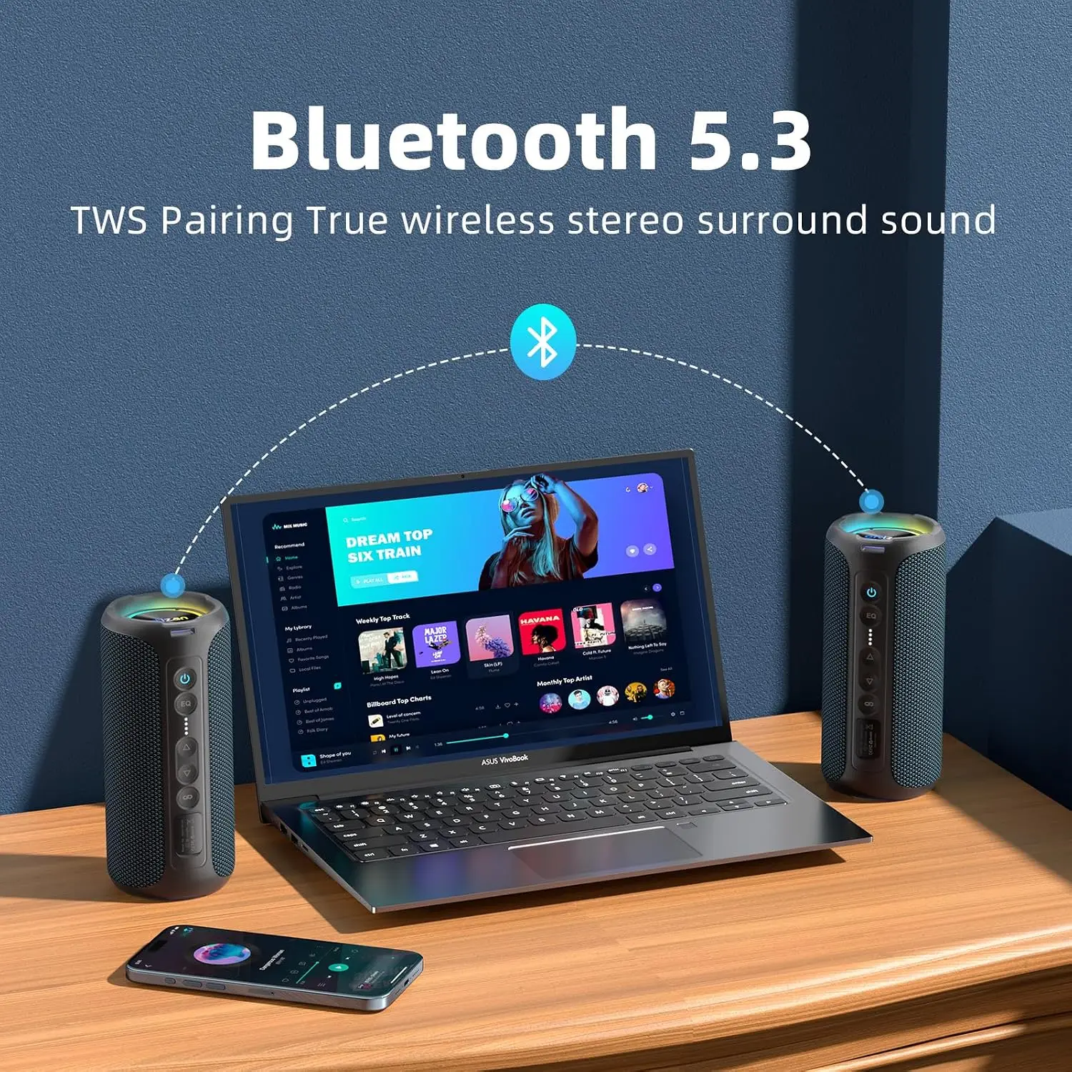 Ortizan Bluetooth Speakers - Image 5