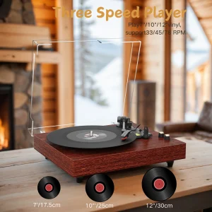 Bluetooth Vintage Audio Turntables - Thumbnail Image 6