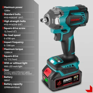 Electric Impact Wrench 3 Funtion - Thumbnail Image 3