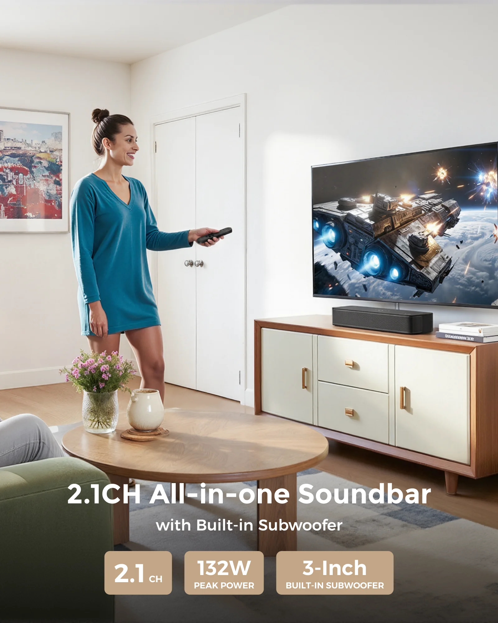 ULTIMEA Compact Soundbar - Image 3