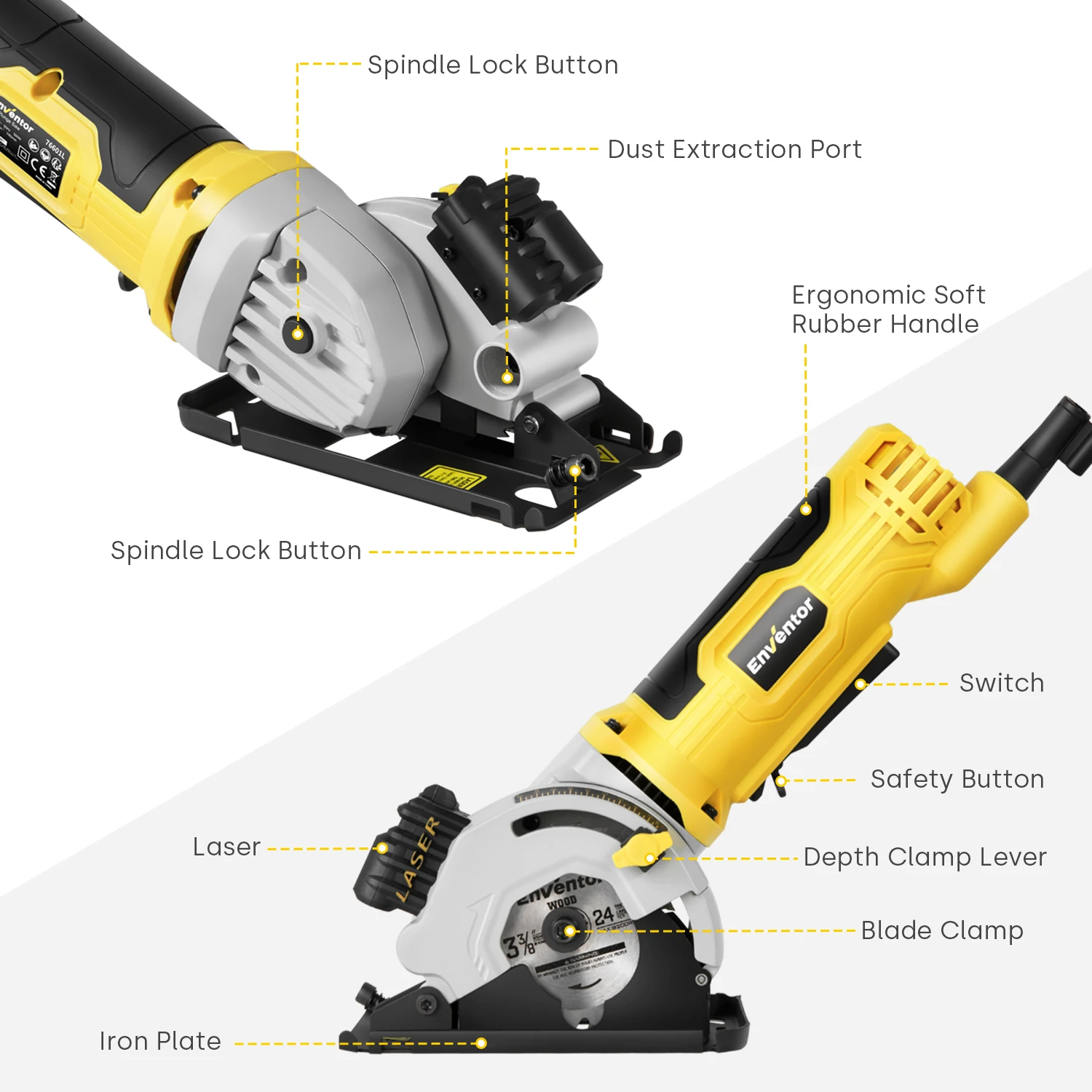 Enventor Mini Circular Saw - Image 2