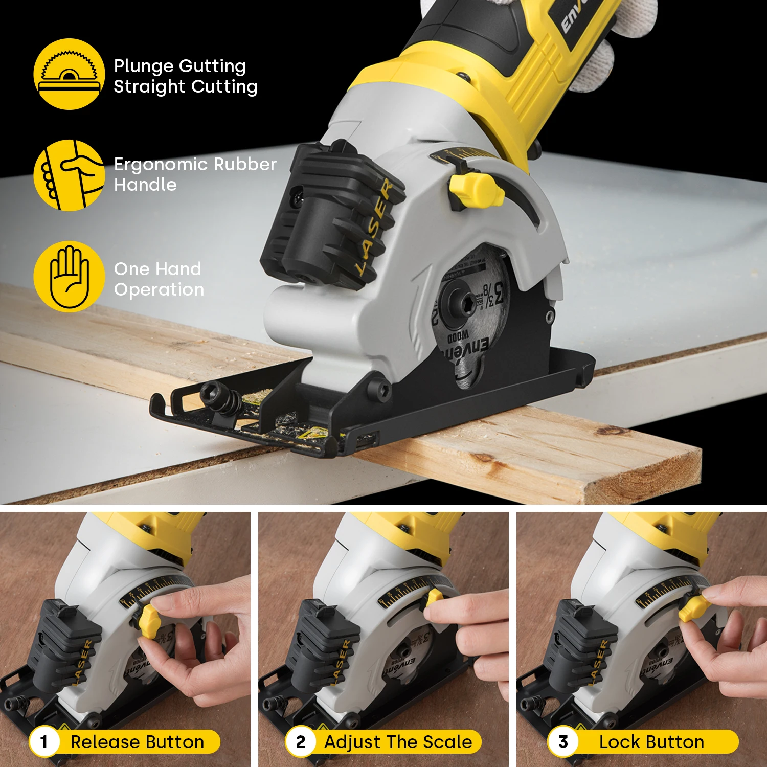 Enventor Mini Circular Saw - Image 4